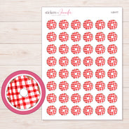I-20177 planner sticker sheet with enlarged sticker detail