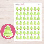 I-20191 planner sticker sheet with enlarged sticker detail
