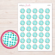 I-20192 planner sticker sheet with enlarged sticker detail