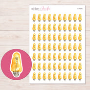 I-20202 planner sticker sheet with enlarged sticker detail