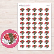I-20204 planner sticker sheet with enlarged sticker detail