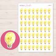 I-20217 planner sticker sheet with enlarged sticker detail