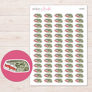 I-20225 planner sticker sheet with enlarged sticker detail