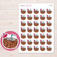 I-20238 planner sticker sheet with enlarged sticker detail