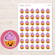 I-20410 planner sticker sheet with enlarged sticker detail