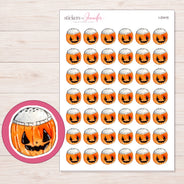 I-20416 planner sticker sheet with enlarged sticker detail