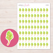 I-20549 planner sticker sheet with enlarged sticker detail