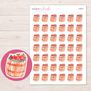 I-20613 planner sticker sheet with enlarged sticker detail