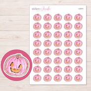 I-20701 planner sticker sheet with enlarged sticker detail