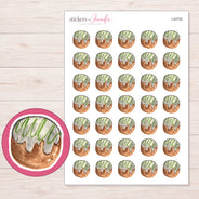 I-20702 planner sticker sheet with enlarged sticker detail