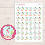 I-20703 planner sticker sheet with enlarged sticker detail