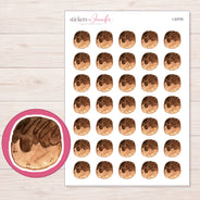 I-20705 planner sticker sheet with enlarged sticker detail