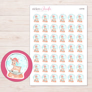 I-20706 planner sticker sheet with enlarged sticker detail