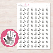 I-20769 planner sticker sheet with enlarged sticker detail