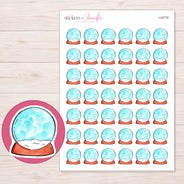 I-20776 planner sticker sheet with enlarged sticker detail