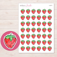 I-20777 planner sticker sheet with enlarged sticker detail