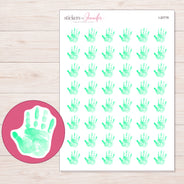 I-20778 planner sticker sheet with enlarged sticker detail