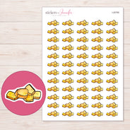 I-20795 planner sticker sheet with enlarged sticker detail