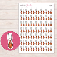I-20798 planner sticker sheet with enlarged sticker detail