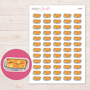 I-20801 planner sticker sheet with enlarged sticker detail