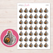 I-20803 planner sticker sheet with enlarged sticker detail
