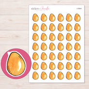 I-20804 planner sticker sheet with enlarged sticker detail