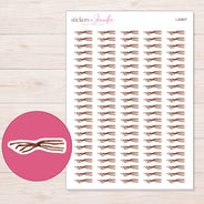 I-20807 planner sticker sheet with enlarged sticker detail