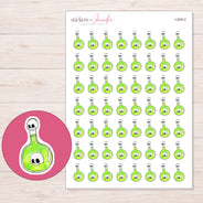 I-20812 planner sticker sheet with enlarged sticker detail