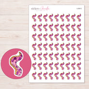 I-20815 planner sticker sheet with enlarged sticker detail
