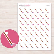 I-20863 planner sticker sheet with enlarged sticker detail