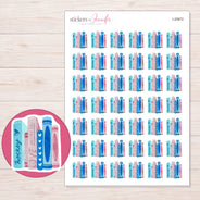 I-20872 planner sticker sheet with enlarged sticker detail