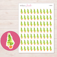 I-20875 planner sticker sheet with enlarged sticker detail