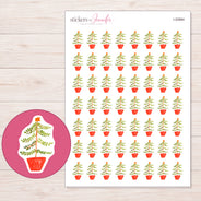 I-20884 planner sticker sheet with enlarged sticker detail