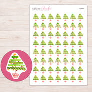 I-20893 planner sticker sheet with enlarged sticker detail
