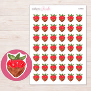 I-20923 planner sticker sheet with enlarged sticker detail