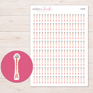 I-20925 planner sticker sheet with enlarged sticker detail