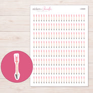 I-20928 planner sticker sheet with enlarged sticker detail