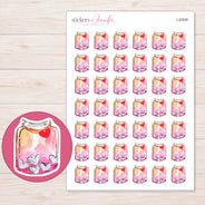 I-20938 planner sticker sheet with enlarged sticker detail
