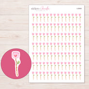 I-20959 planner sticker sheet with enlarged sticker detail