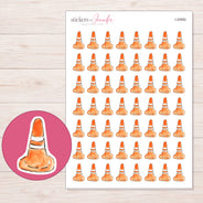 I-20982 planner sticker sheet with enlarged sticker detail