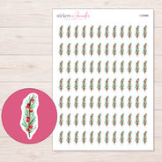 I-20986 planner sticker sheet with enlarged sticker detail