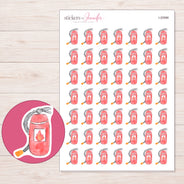 I-20988 planner sticker sheet with enlarged sticker detail