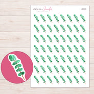 I-20989 planner sticker sheet with enlarged sticker detail