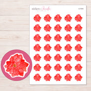 I-21004 planner sticker sheet with enlarged sticker detail