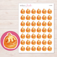I-21007 planner sticker sheet with enlarged sticker detail