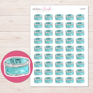 I-21015 planner sticker sheet with enlarged sticker detail
