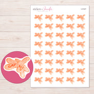 I-21027 planner sticker sheet with enlarged sticker detail