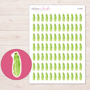 I-21038 planner sticker sheet with enlarged sticker detail
