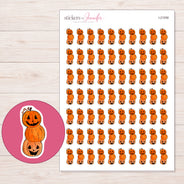 I-21058 planner sticker sheet with enlarged sticker detail