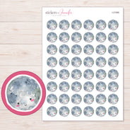 I-21066 planner sticker sheet with enlarged sticker detail